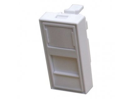 DATACOM Modul (45 x 22,5mm) do parapetní lišty s clonkou bílý