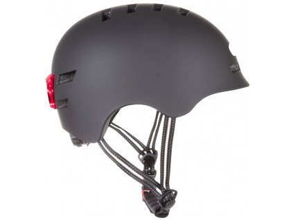BLUETOUCH bezpečnostní helma s LED/ velikost M/ černá