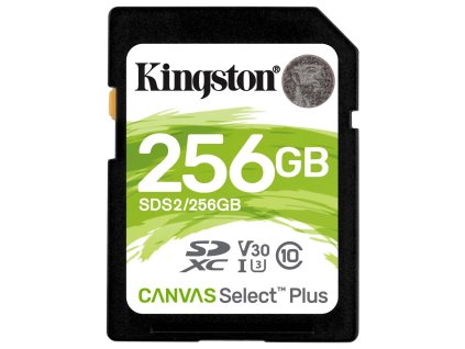 KINGSTON Canvas Select Plus 256GB SDXC / UHS-I / CL10