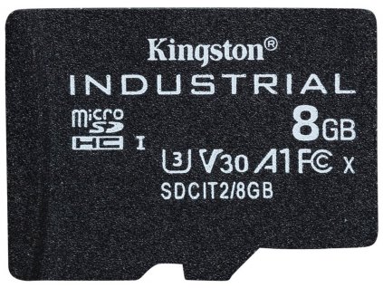 KINGSTON 8GB microSDHC / Industrial Temp / UHS-I / U3 / bez adaptéru
