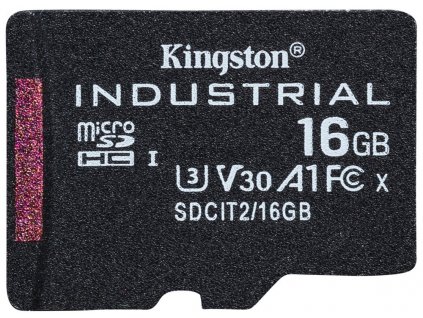 KINGSTON 16GB microSDHC / Industrial Temp / UHS-I / U3 / bez adaptéru