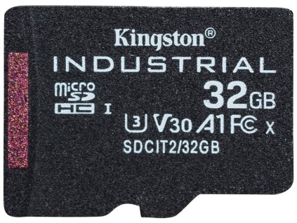 KINGSTON 32GB microSDHC / Industrial Temp / UHS-I / U3 / bez adaptéru
