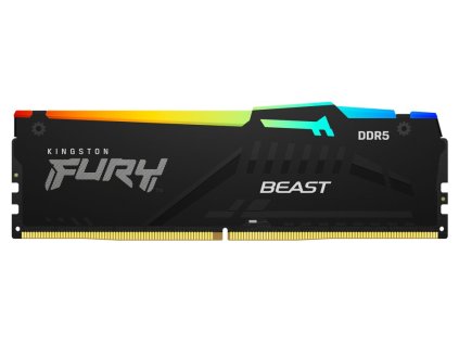 KINGSTON FURY Beast Black RGB 8GB DDR5 5200MT/s / CL40 / DIMM