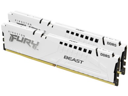 KINGSTON FURY Beast White XMP 32GB DDR5 5600MT/s / CL40 / DIMM / Kit 2x 16GB