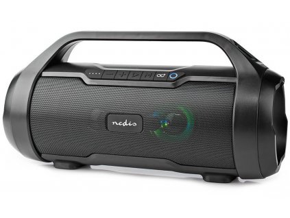 NEDIS párty reproduktor/ 2.0/ výkon 60 W/ Bluetooth/ AUX/ Micro SD/ USB/ 3,5 mm jack/ IPX5/ černý