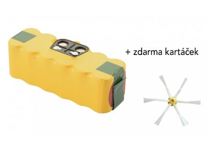 PATONA baterie pro robotický vysavač iRobot Roomba 3300mAh, 14,4V Ni-MH, pro sérii 5xx/6xx/7xx/8xx + kartáček ZDARMA