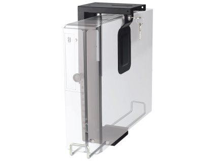 Neomounts  CPU-D075BLACK/LK / CPU Holder (height PC: 20-36 cm / width PC: 5-10 cm, lock) / Black