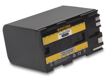 PATONA baterie pro digitální kameru Canon BP-970G 6600mAh