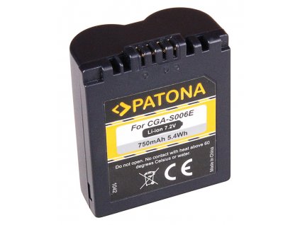 PATONA baterie pro foto Panasonic CGA-S006E 750mAh