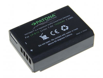 PATONA baterie pro foto Canon LP-E10 1020mAh Li-Ion Premium