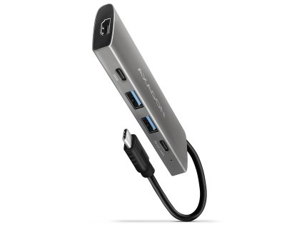 AXAGON hub USB-C / HMC-5G2 / USB 3.2 Gen2 / 2x USB-C / 2X USB-A / 1x HDMI / 4k/60 / 100W PD / 0,1m