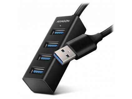 AXAGON MINI hub USB-A / HUE-M1A / USB 3.2 Gen1 / 4x USB-A / 0,2m