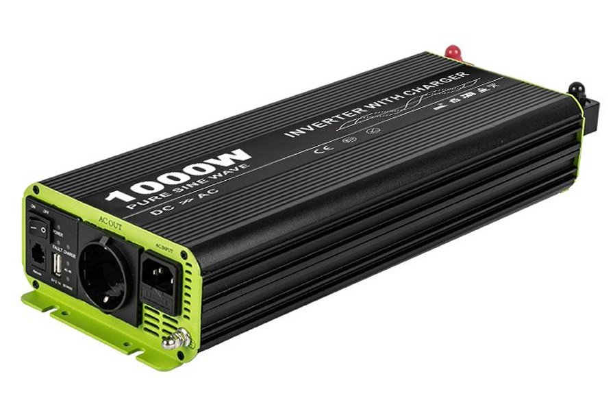 KOSUNPOWER UPS záložní zdroj s externí baterií 1000W, baterie 24V / AC230V čistý sinus