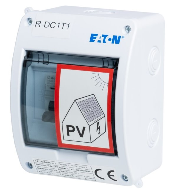 XTEND Solarmi Solarmi DC05 osazený rozvaděč pro fotovoltaiku, svodič, odpojovač, pojistky, do 500V