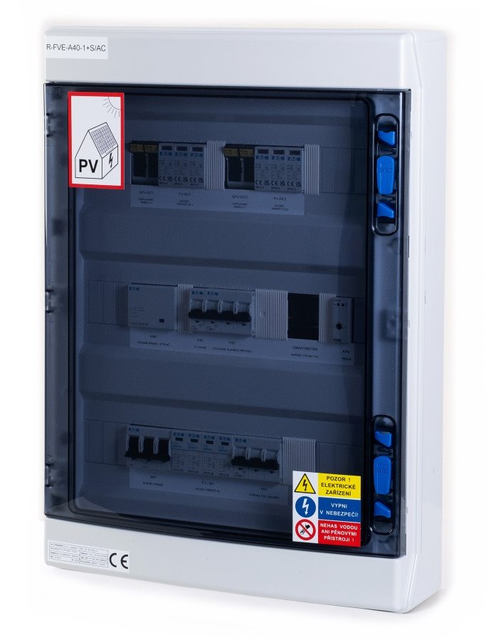 XTEND Solarmi Solarmi DCAC40 osazený rozvaděč pro fotovoltaiku, AC+DC