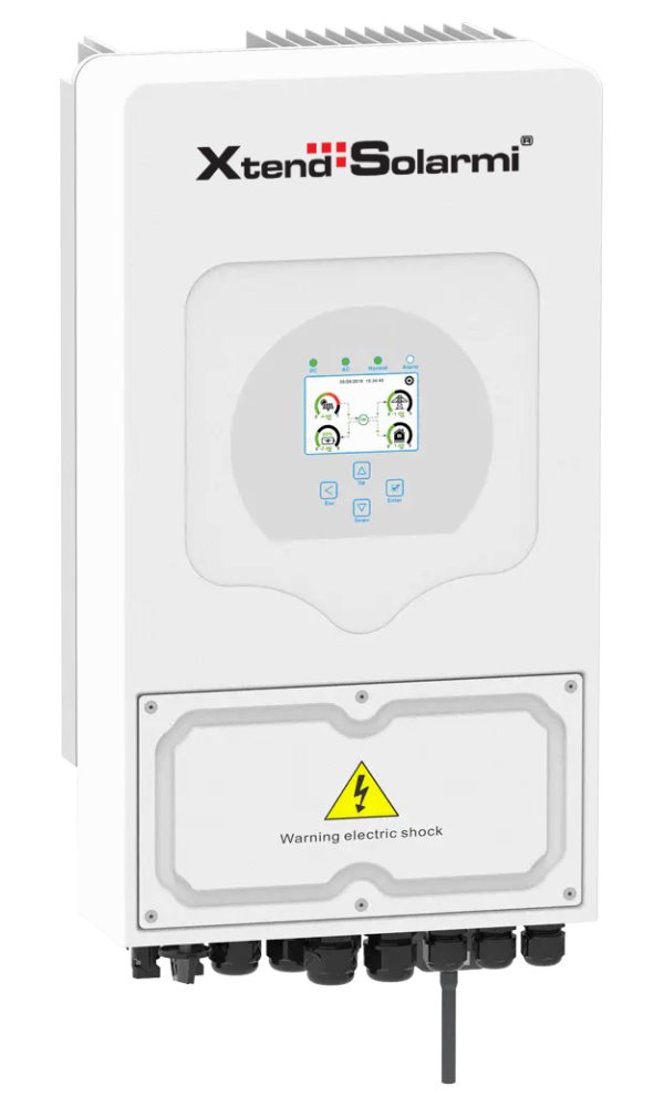 XTEND Solarmi Solarmi SUN-3.6K-SG03LP1-EU hybridní 3,6kW měnič s limiterem, jednofázový 230V, Deye