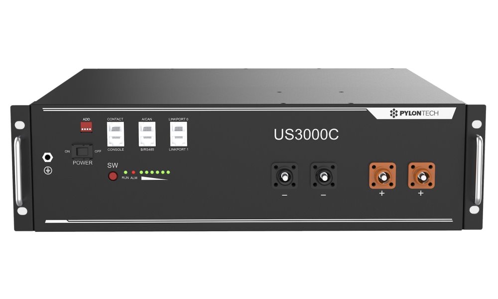 PylonTech US3000C / 3,55kWh / 48V / Bateriový modul / Li-Ion LiFePO4