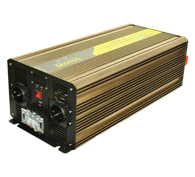 ROGERELE Sinusový měnič napětí REP5000-24, 5000W, 24V, USB port