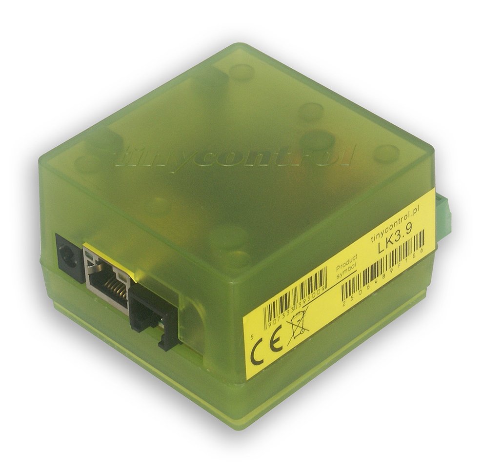 TINYCONTROL LAN ovladač s relé v3.9