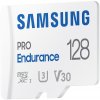 SAMSUNG PRO Endurance MicroSDXC 128GB + SD Adaptér / CL 10 UHS-I U3 / V30