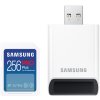 SAMSUNG PRO Plus SDXC 256GB + USB Adaptér / CL10 UHS-I U3 / V30