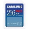 SAMSUNG PRO Plus SDXC 256GB + USB Adaptér / CL10 UHS-I U3 / V30