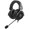 AROZZI herní sluchátka ARIA Black/ náhlavní/ 2x 3,5" jack/ redukce na 1x 3,5" jack/ odnímatelný mikrofon
