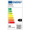 IMMAX NEO LÍNEA SMART nástěnné svítidlo 76cm 40W černé Zigbee 3.0, TUYA