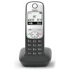 SIEMENS GIGASET A690HX - DECT/GAP přídavné sluchátko vč. nabíječky pro bezdrátový telefon, barva černá/ stříbrná