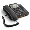 SIEMENS GIGASET DL380 - standardní telefon s displejem, seznam na 99 čísel, handsfree, CLIP, barva černá