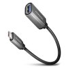 AXAGON adaptér z USB-C na USB-A / RUCM-AFAC / USB 3.2 Gen1 / 3A / kovový plášť / 0,2m
