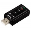 HAMA zvuková karta/ externí/ 7.1 surround/ USB/ 2x 3,5 mm jack/ černá