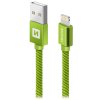 Swissten Datový Kabel Textile Usb / Lightning 1,2 M Zelený