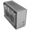 Zalman skříň M2 Mini / mini tower / ITX / 80 mm fan / USB 3.0 / USB 3.1 / riser card / prosklené bočnice / stříbrná
