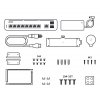 Ubiquiti UISP Console - Router, předinstal. UISP aplikace, 9x GbE port, 2x SFP+ port
