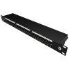 Solarix Patch panel 24 x RJ45 CAT5E STP černý 1U SX24-5E-STP-BK-N