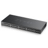 ZyXEL GS2220-50, EU region, 48-port GbE L2 Switch with GbE Uplink (1 year NCC Pro pack license bundled)