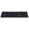 Logitech herní klávesnice G915 LIGHTSYNC RGB/ mechanická/ bezdrátová/ GL lineární/ USB/ US layout/ Carbon