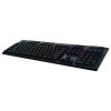 Logitech herní klávesnice G915 LIGHTSYNC RGB/ mechanická/ bezdrátová/ GL lineární/ USB/ US layout/ Carbon