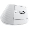 Logitech Lift Vertical Ergonomic Mouse - White   Vertikální myš, optická, 6 tlačítek, bezdrátová, Bluetooth