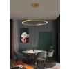 IMMAX NEO FINO SMART závěsné svítidlo 1 kruh, 80cm, 60W, zlaté, Zigbee 3.0, TUYA