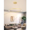 IMMAX NEO FINO SMART závěsné svítidlo 1 kruh, 80cm, 60W, zlaté, Zigbee 3.0, TUYA