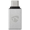 NEDIS PROFIGOLD USB-C/USB 3.2 Gen 1 adaptér/ USB-C zástrčka - USB-A zásuvka/ hliník/ stříbrný/ BOX