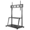Neomounts NS-M4000BLACK / Mobile Flat Screen Floor Stand (stand+trolley) (height: 137-153 cm) box 1/2 / Black