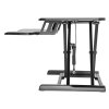 Neomounts  NS-WS300BLACK / Workstation - sit-stand workplace (height adjustment: 11-51 cm) / Black