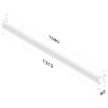Neomounts  FPMA-WTB100 / Flat Screen Wall Toolbar for 3 screens (130 cm wide) / Silver