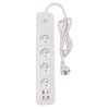 IMMAX NEO LITE SMART chytrý prodlužovací přívod/ 4x FR zásuvka/ 3x USB/ 1x USB-C/ Power delivery/ Wi-Fi/ bílý/ TUYA