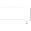 Neomounts NS-GLSPROTECT140 / Transparent Protection Screen - 140 cm wide / Transparent