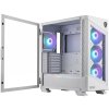 MSI skříň MPG VELOX 100R WHITE/ bez zdroje/ levé temperované sklo/ 4x ARGB 120 mm fan/ 1x USB3.1 Type-C/ 2x USB3.0/ bílá
