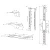 Neomounts AFL-875BL1/Držák kamery a multimedia police pro FL55-875BL1 a WL55-875BL1/nosn. 9kg/Logitech ad./černý